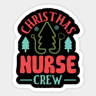 Christmas Nurse Crew Sticker